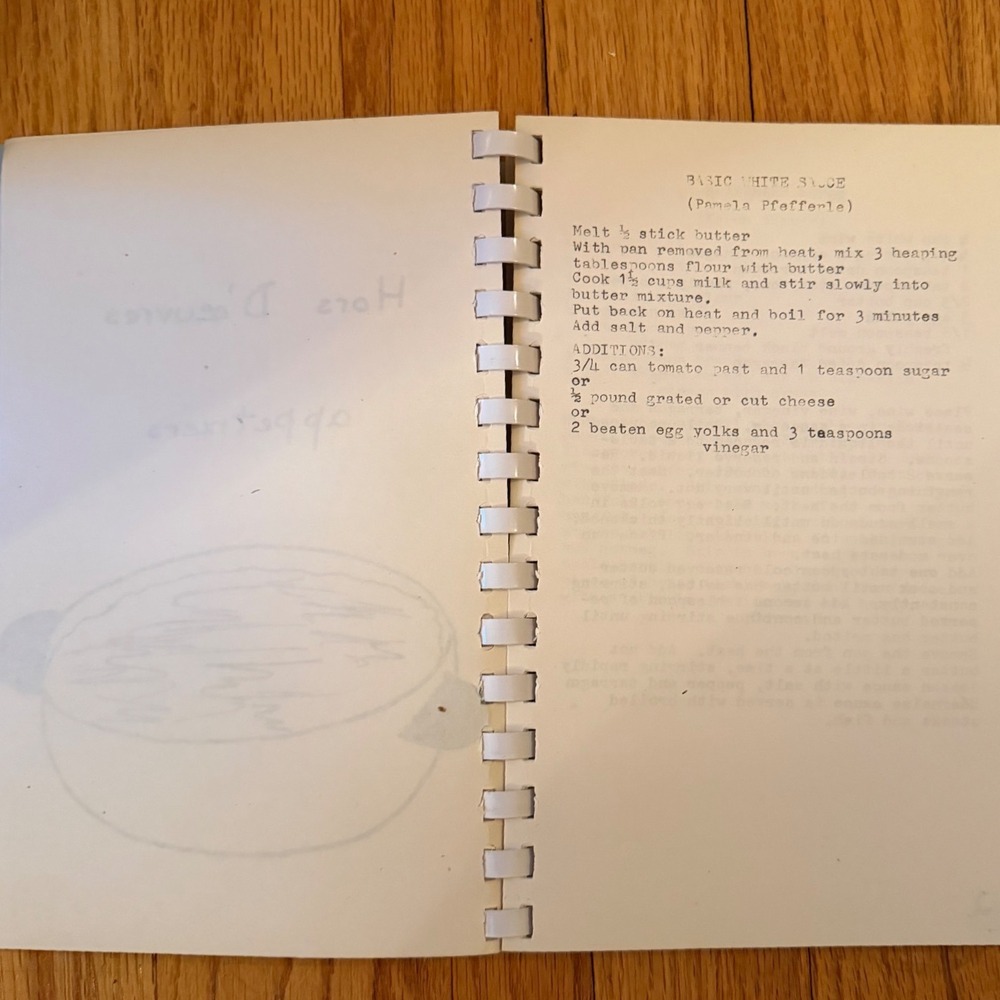 Vtg 1975 Bon Appetit French II Class Kzoo Mi Cookbook Spiral Bound Recipes Retro - Picture 5 of 7
